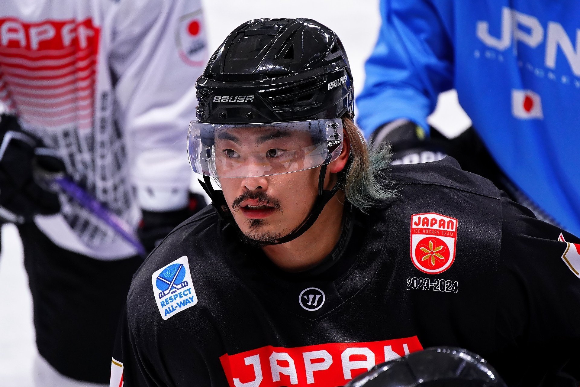 アイスホッケー男子日本代表 国内合宿 氷上練習 (2023/11/9