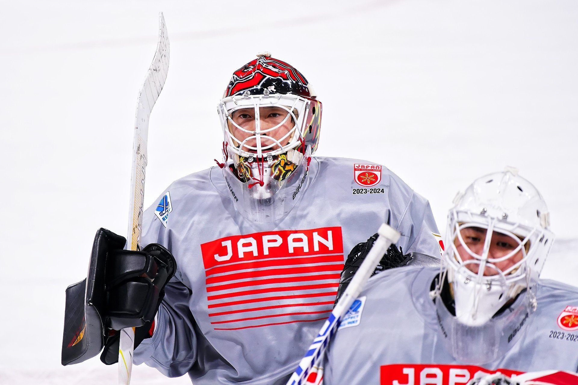 アイスホッケー男子日本代表 国内合宿 氷上練習 (2023/11/9
