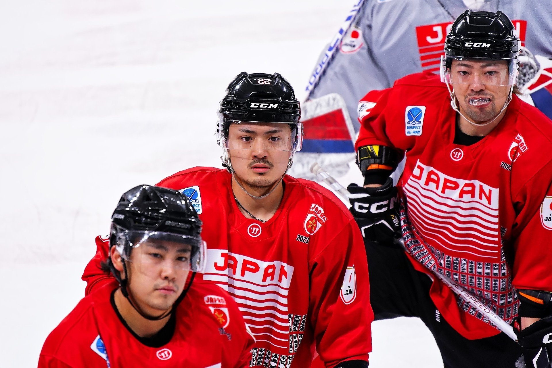 アイスホッケー男子日本代表 国内合宿 氷上練習 (2023/11/9