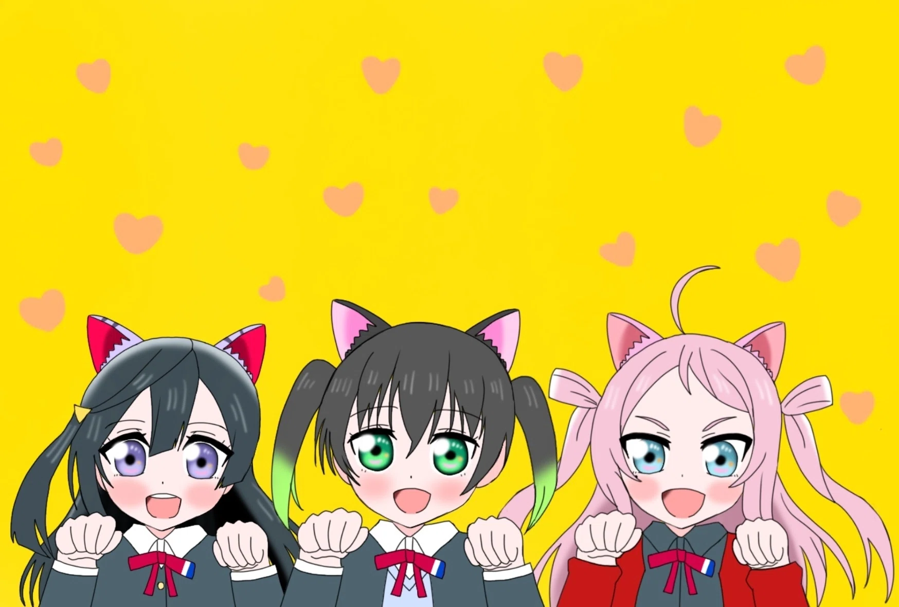 ゼ*ス様 2月3日にライブ配信でみんなで書きあげたイラスト作品 11月20日は虹ヶ咲の生放送配信決定！！｜絵描きの冒険者KATOSAN