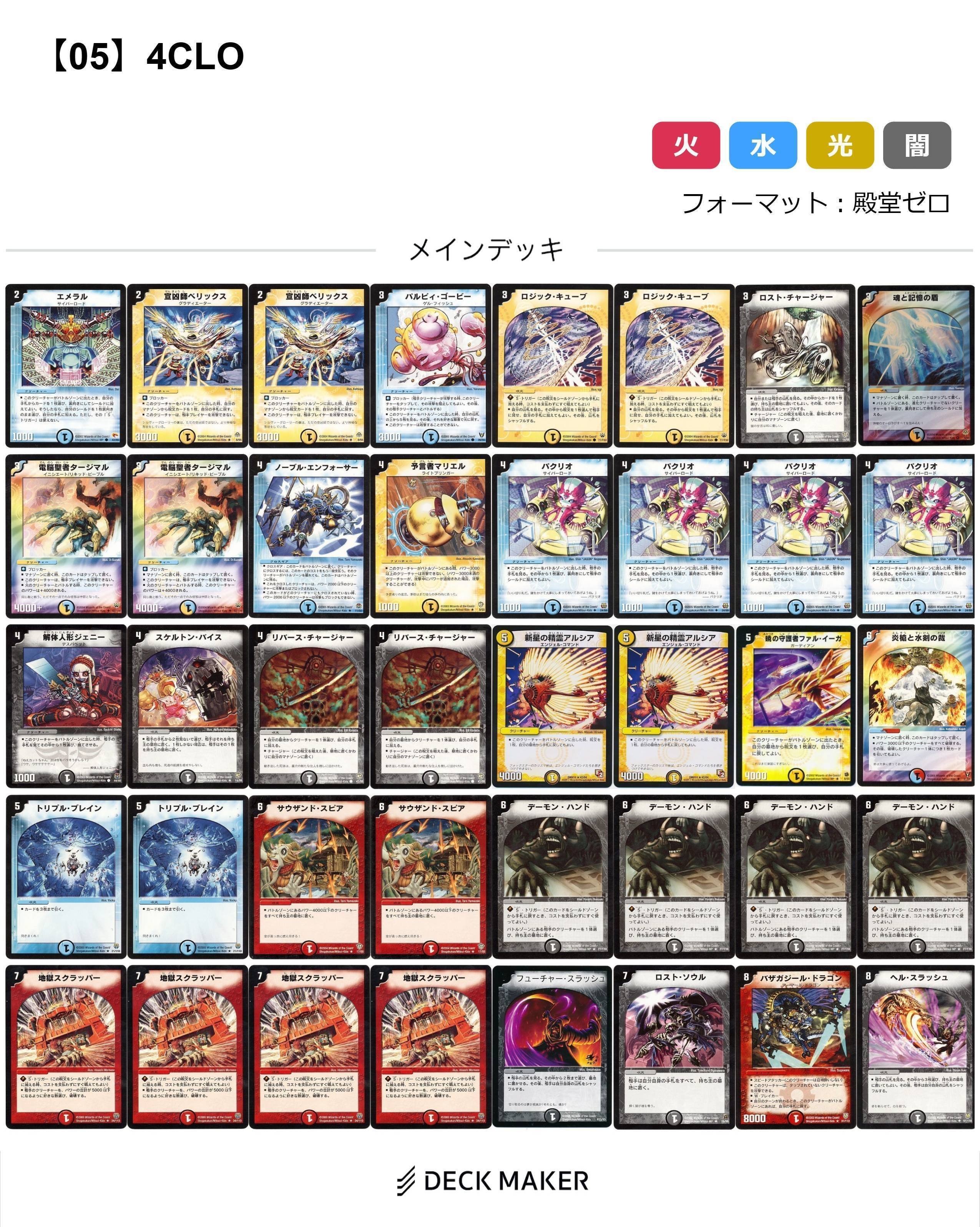 デュエマ】4CLOコンについて【#デュエマクラシック05】|ぶぶん デュエマ】4CLOコンについて【#デュエマクラシック05】|ぶぶん
