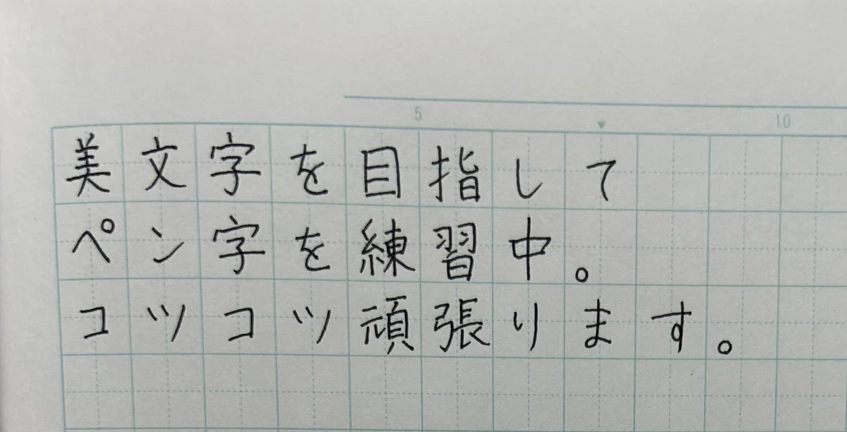 ペン字練習帳1冊で、どこまで美文字になることが可能か~Part2~｜コピペテック