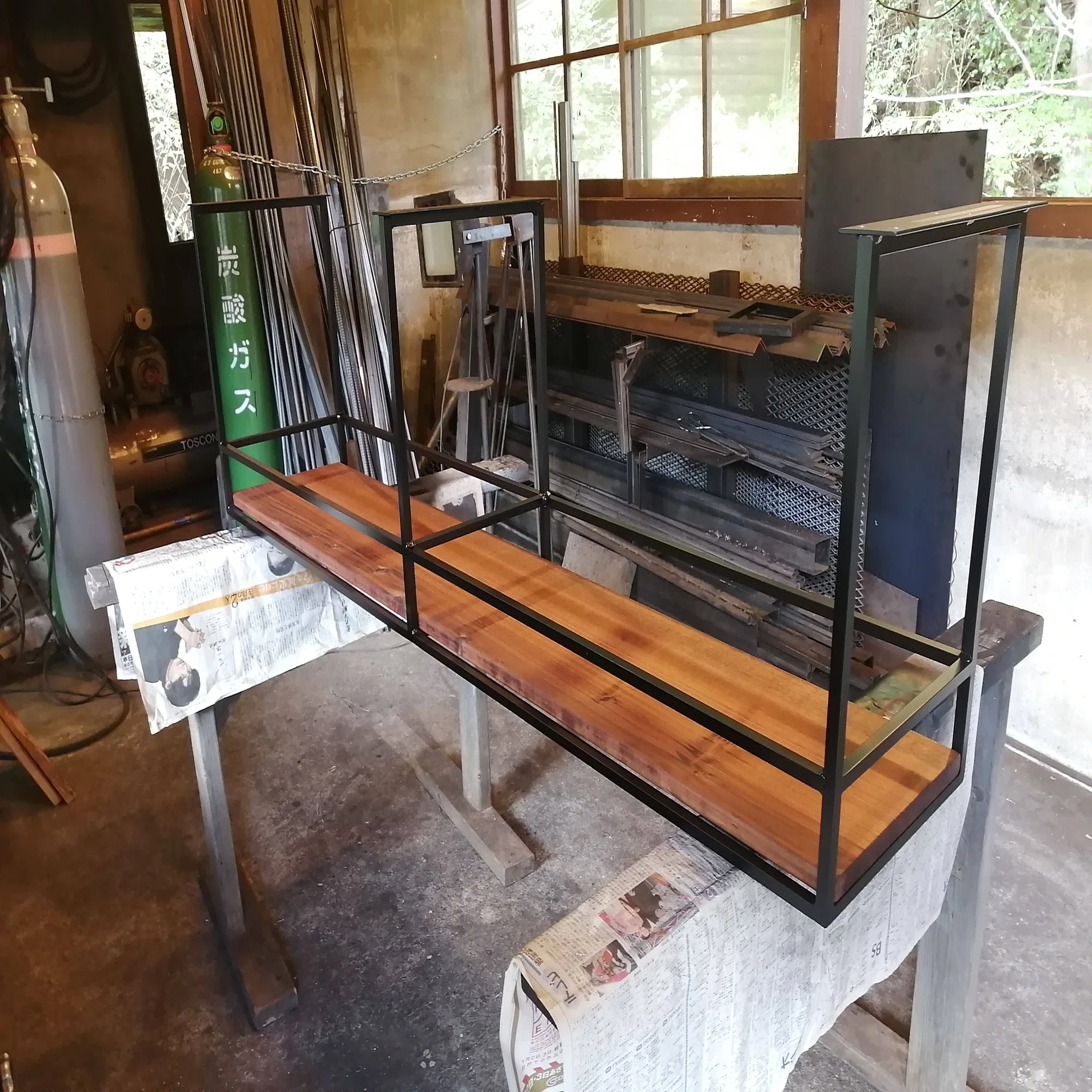 カフェ 吊り棚 楽天市場 吊棚 吊り棚 アイアン カフェ風棚 キッチン 