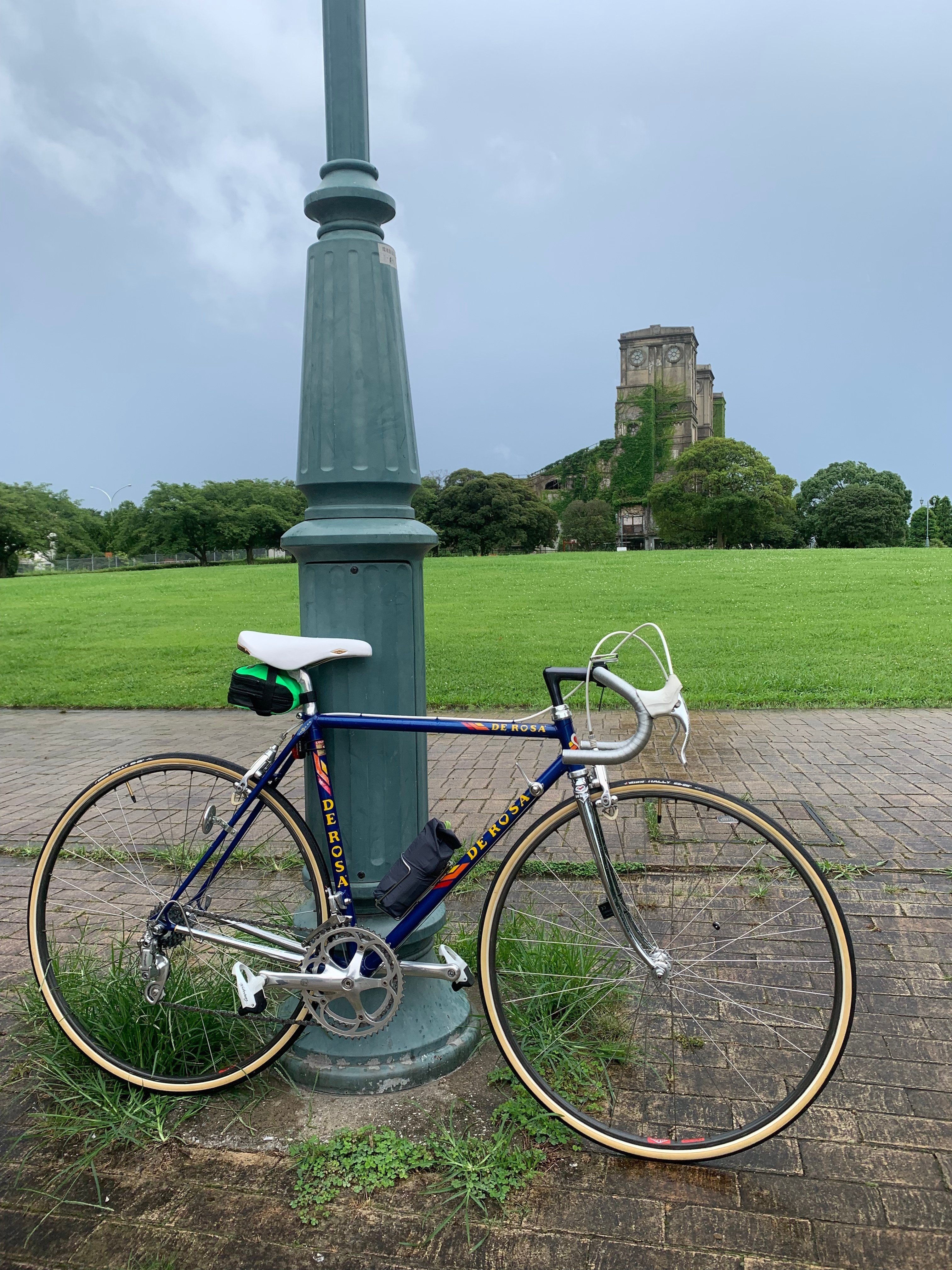 デロ－サビンテージロードバイク DE ROSA (デローザ)VINTAGE TITANIO RECORD TITAN 8S 535サイズ