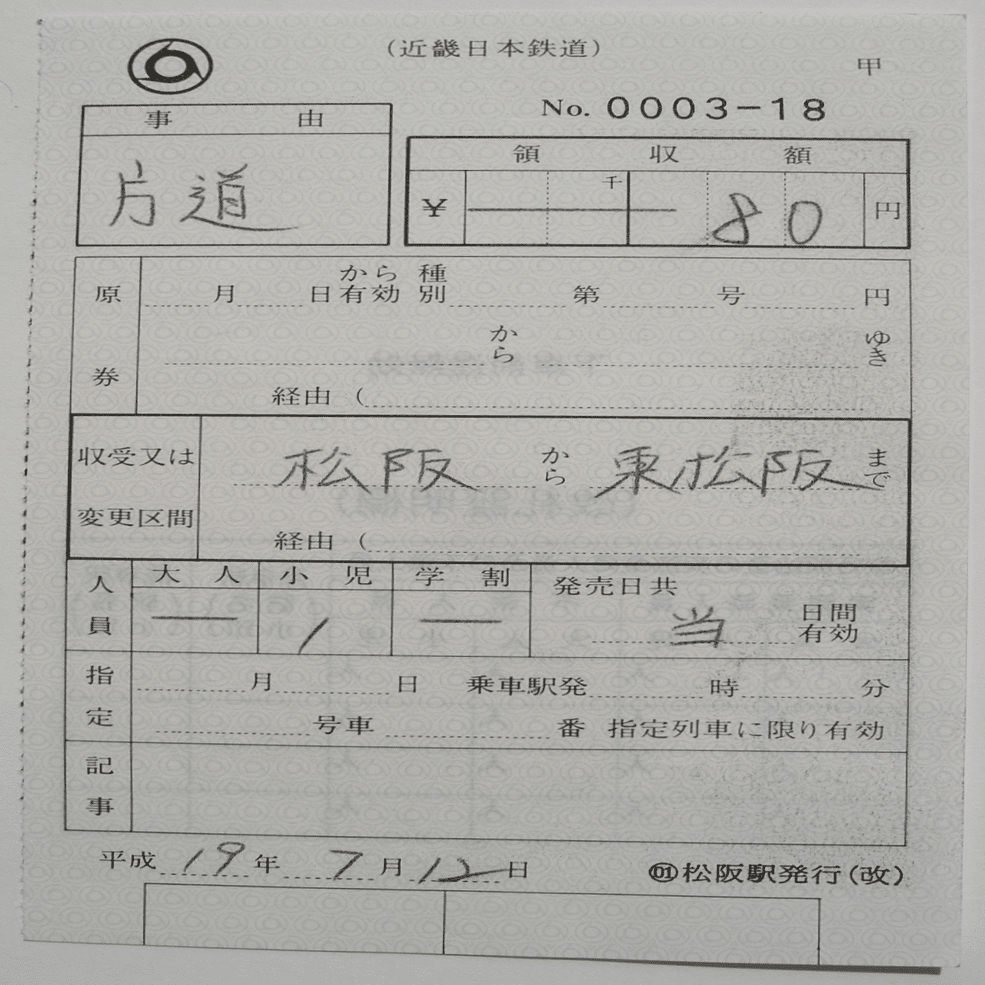 出札補充券と改札補充券の分類について｜（4-タ）