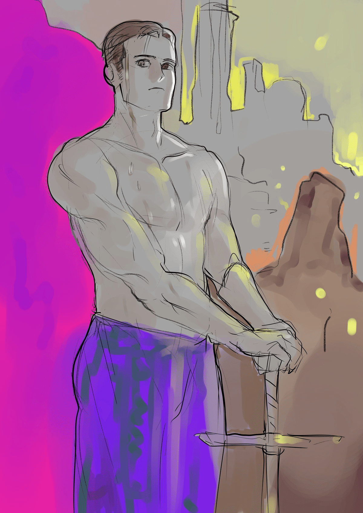 人体解剖学の勉強＋ドローイングを一年続けた結果、ボディビルの