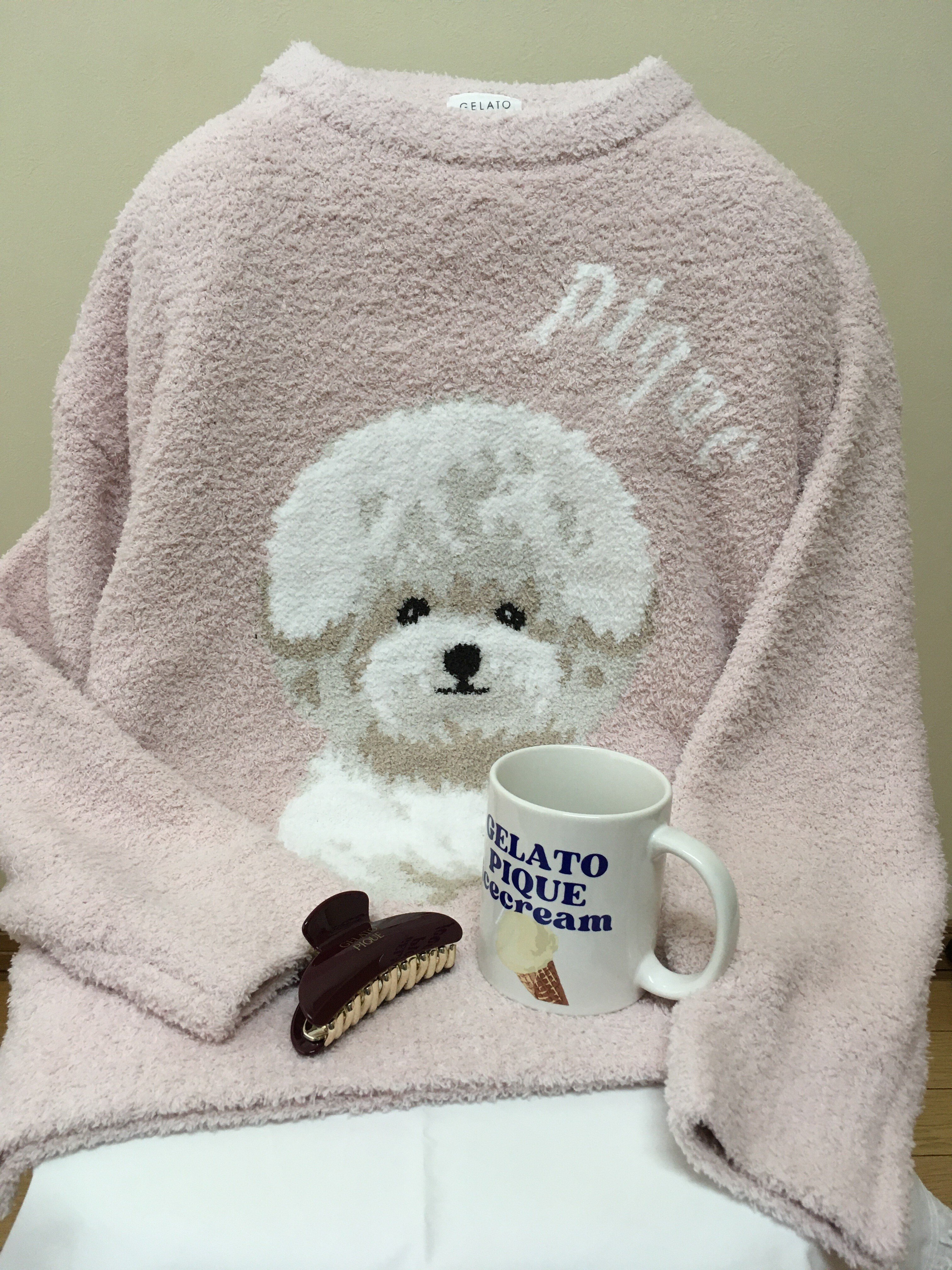 ジェラートピケ まっくろく 【ONLINE限定】ビションフリーゼ