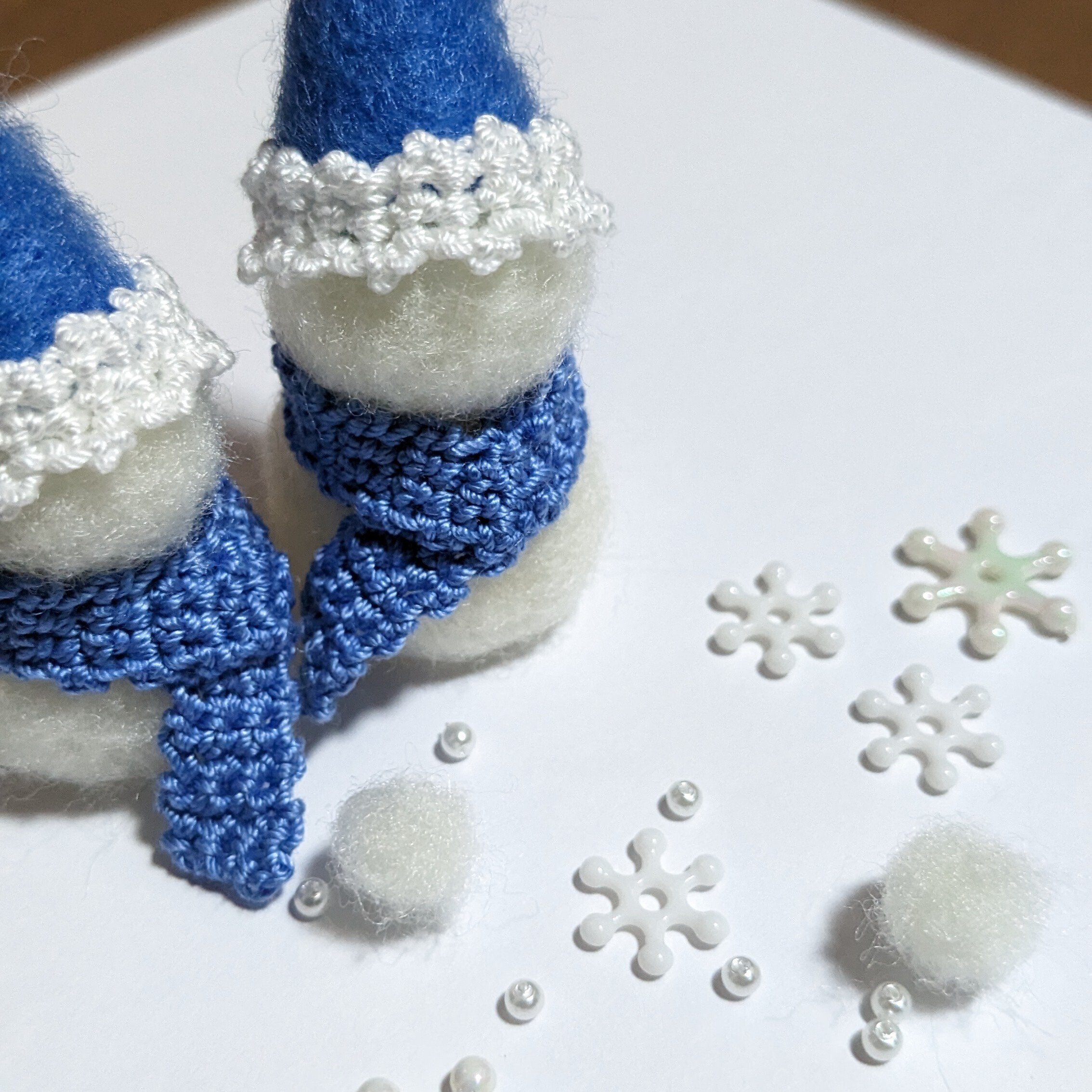 羊毛フェルト☆Stone部隊(スノーフレーク) 【公式通販】