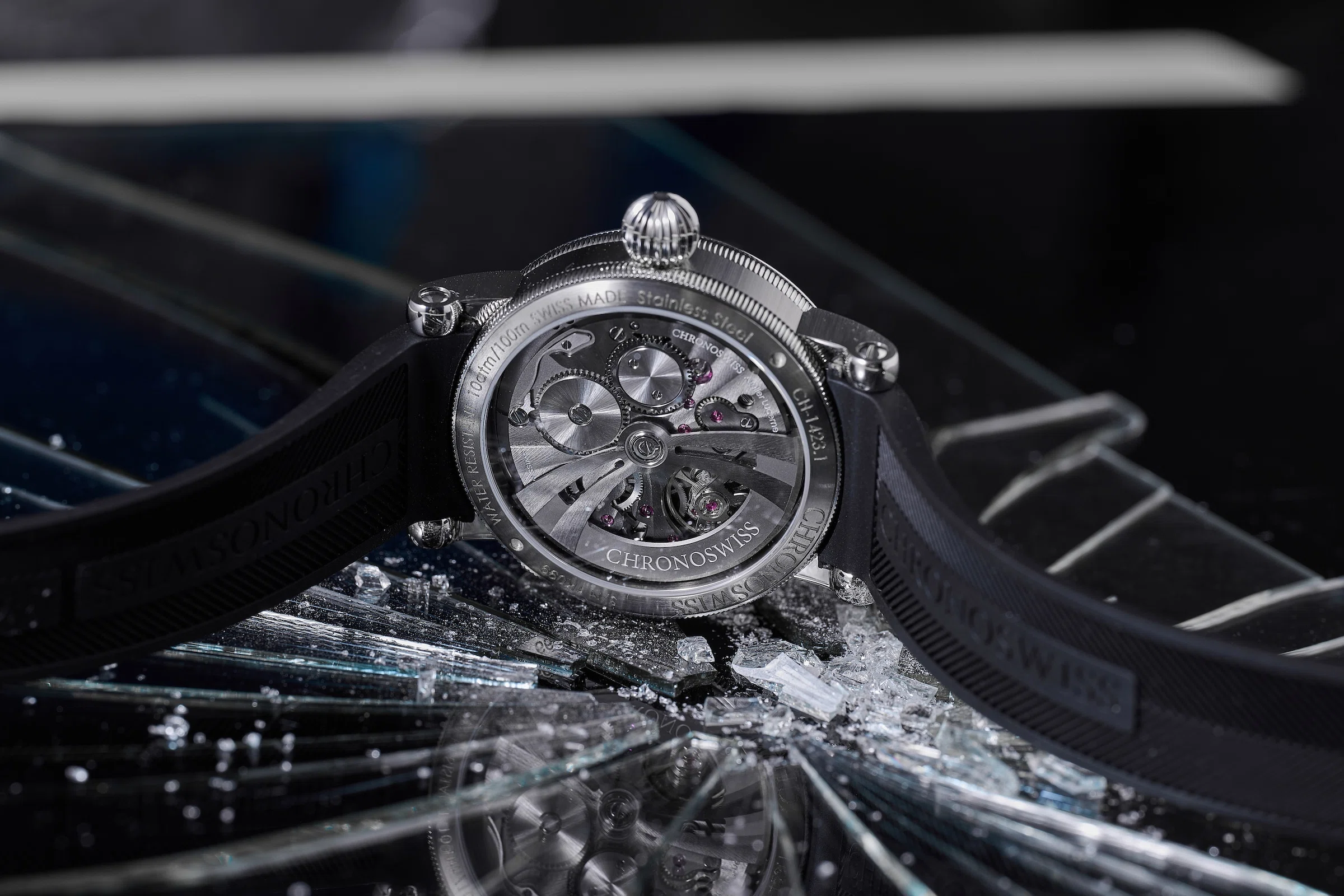 Delphis Venture CH-1423.1-BKBL｜CHRONOSWISS クロノスイス【公式】