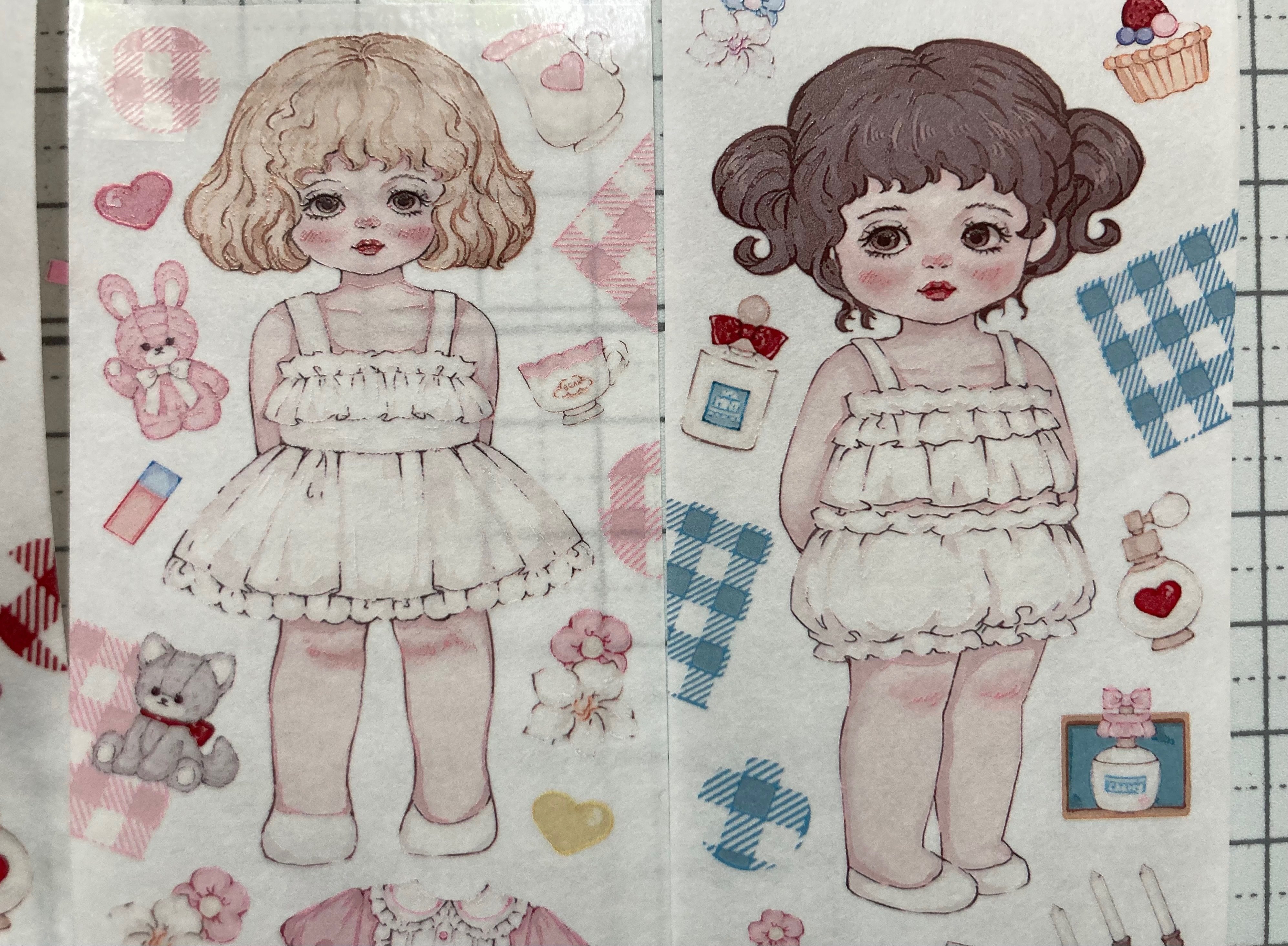 着せ替えできるお人形マスキングテープを購入｜すま