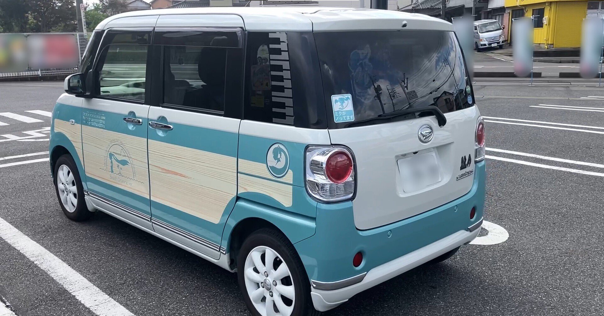 初音ミク コラボカーオーナーインタビュー＞ ビーチミクキャンバス