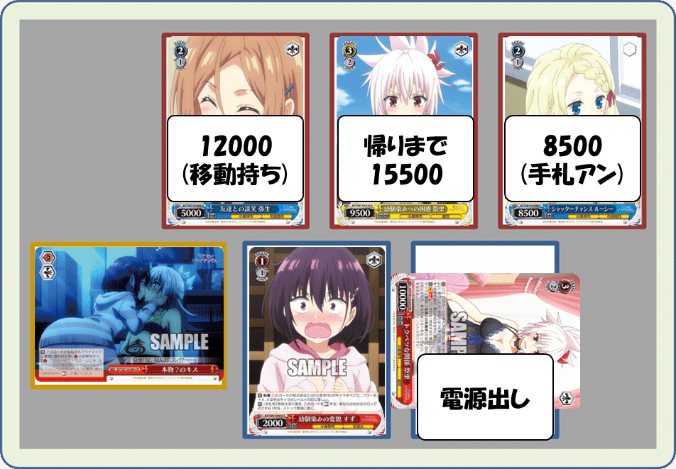 あやかしトライアングル電源扉(初案)【デッキ解説】｜いなづま