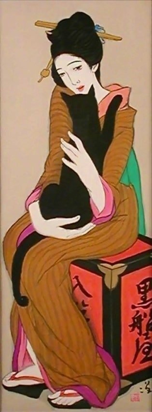 三味線草 竹久夢二 大正4年 三味線草 竹久夢二 大正4年 送料無料】絵画専門店munay（ムナイ