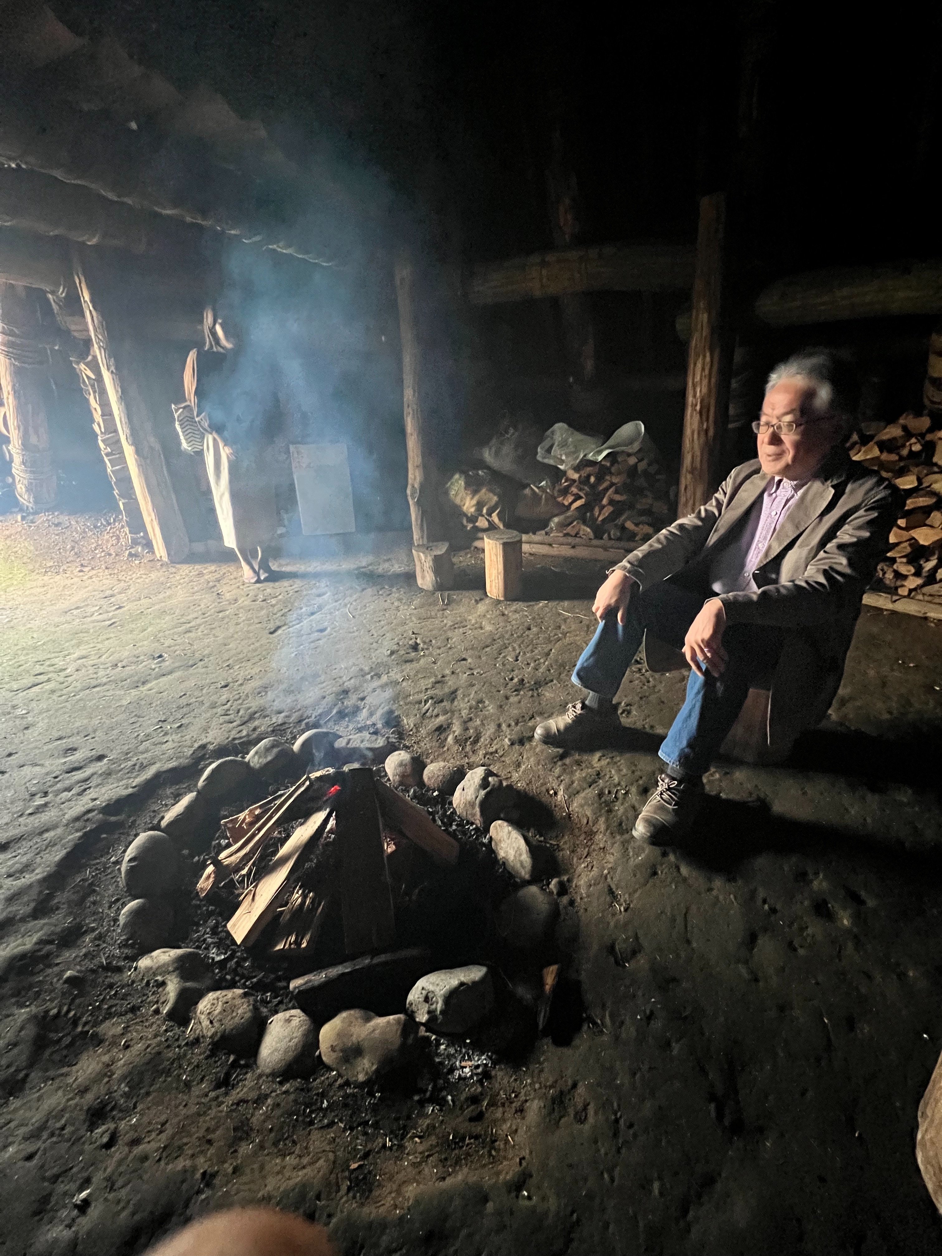 国宝の火焔型土器の出土した笹山遺跡で実際に掘った人と語り合い