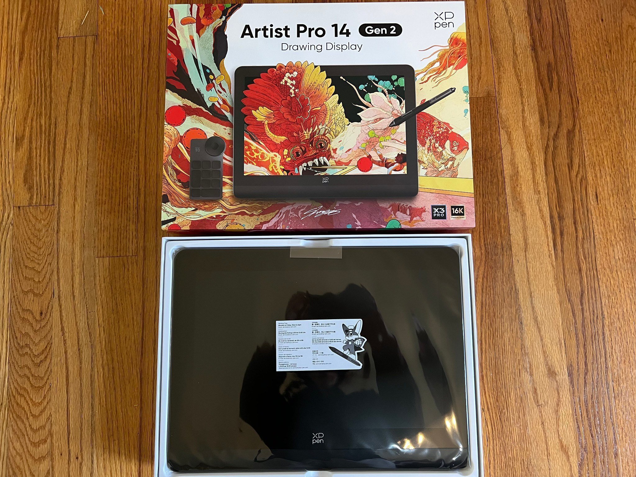 XP-Pen Artist pro 14 Gen2 と Artist 22 2nd gen とWacom Intus XP-Pen Artist pro 14 Gen2 と Artist 22 2nd gen とWacom Intus