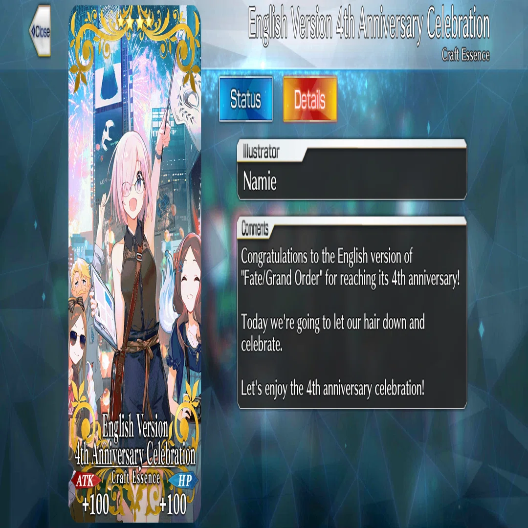 FGO Fate/GrandOrder 英語 チラシ パンフレット