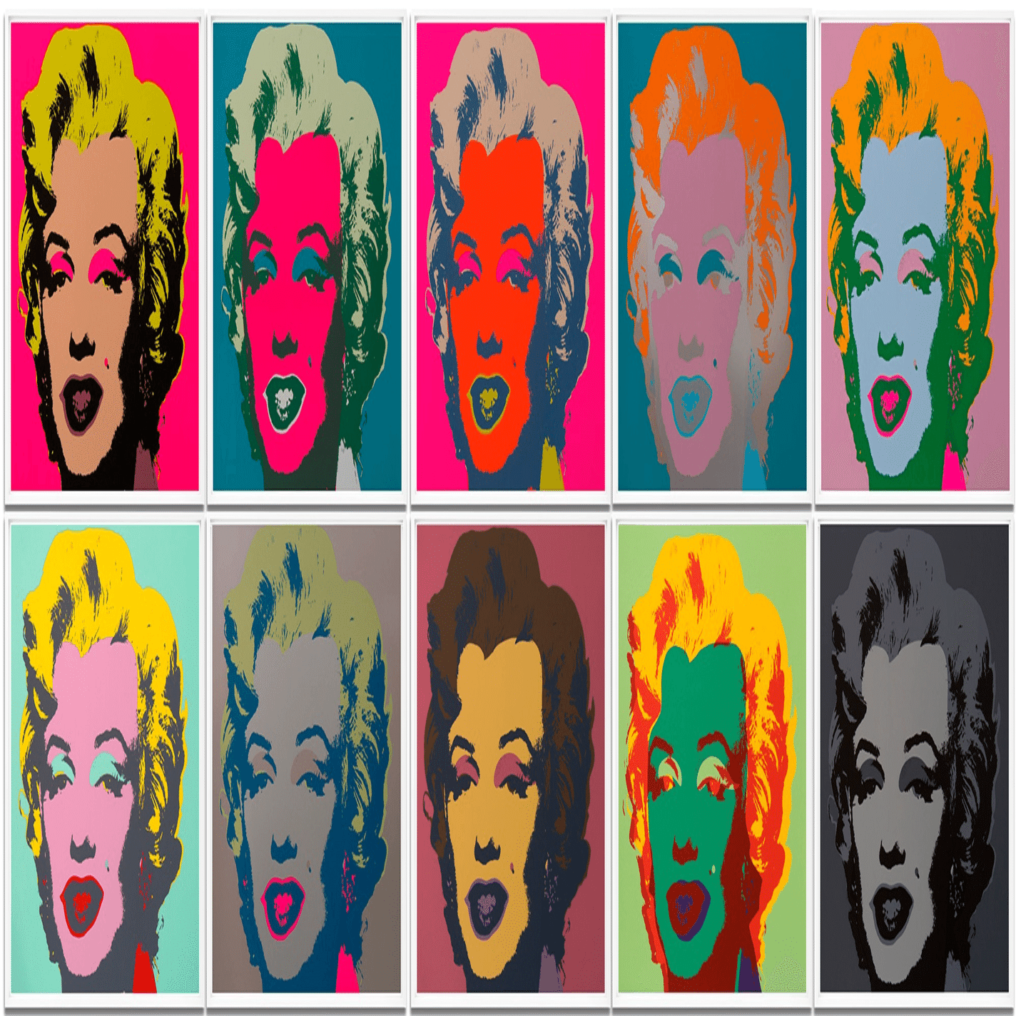 アンディ・ウォーホル 版画 シルクスクリーン 「マリリン・モンロー