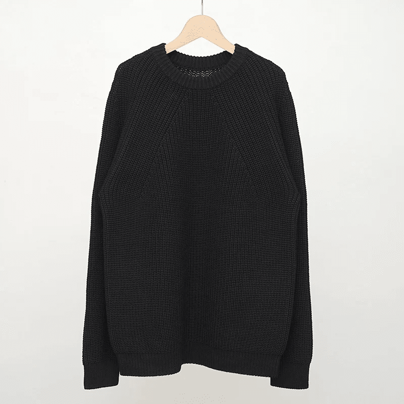 【美品】バトナー BATONER シグネチャークルーネック ニット BATONER＞SIGNATURE CREW NECK/シグネチャー クルーネックニット