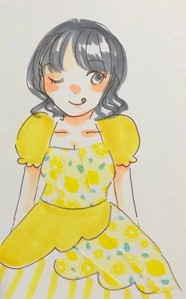 マステ絵簡単メイキング｜EIMI