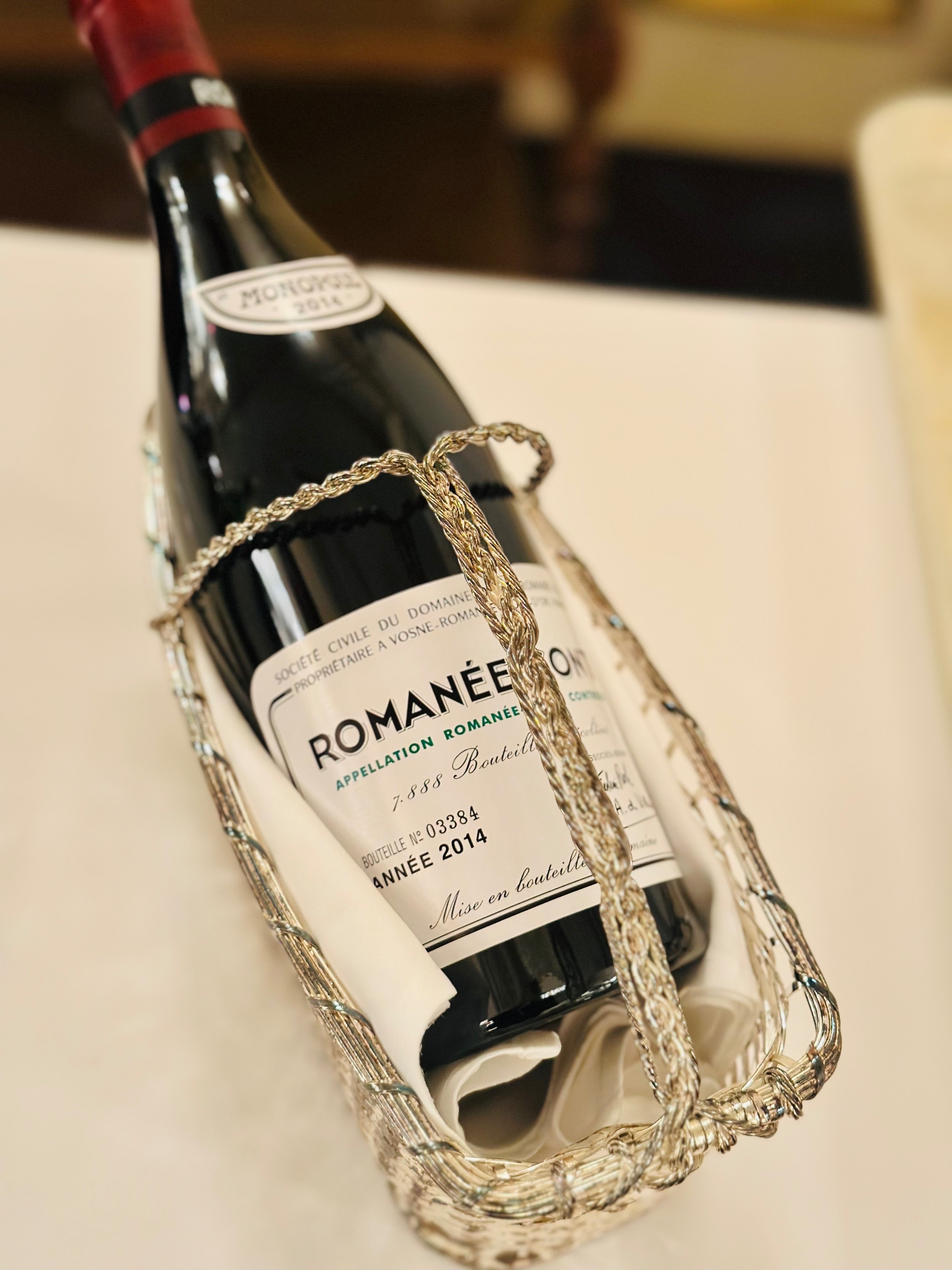 ロマネ・コンティ 2014年」の抜栓とテイスティングフルコメント｜田邉