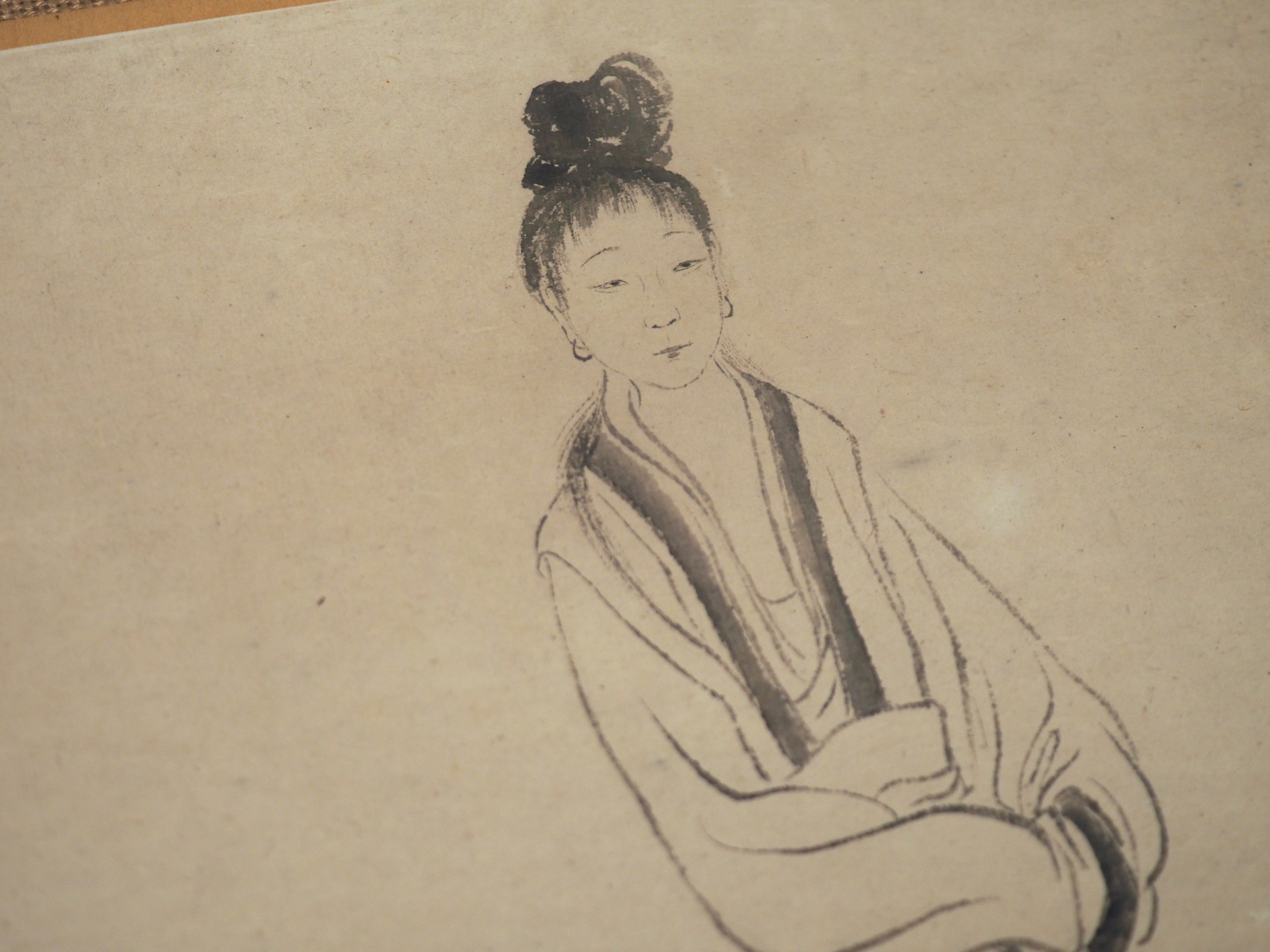 中国現代書画家 善春華氏作品『鸿雲千秋』図 肉筆真作保証 表装前 中国現代書画家 善春華氏作品『鸿雲千秋』図 肉筆真作保証 表装