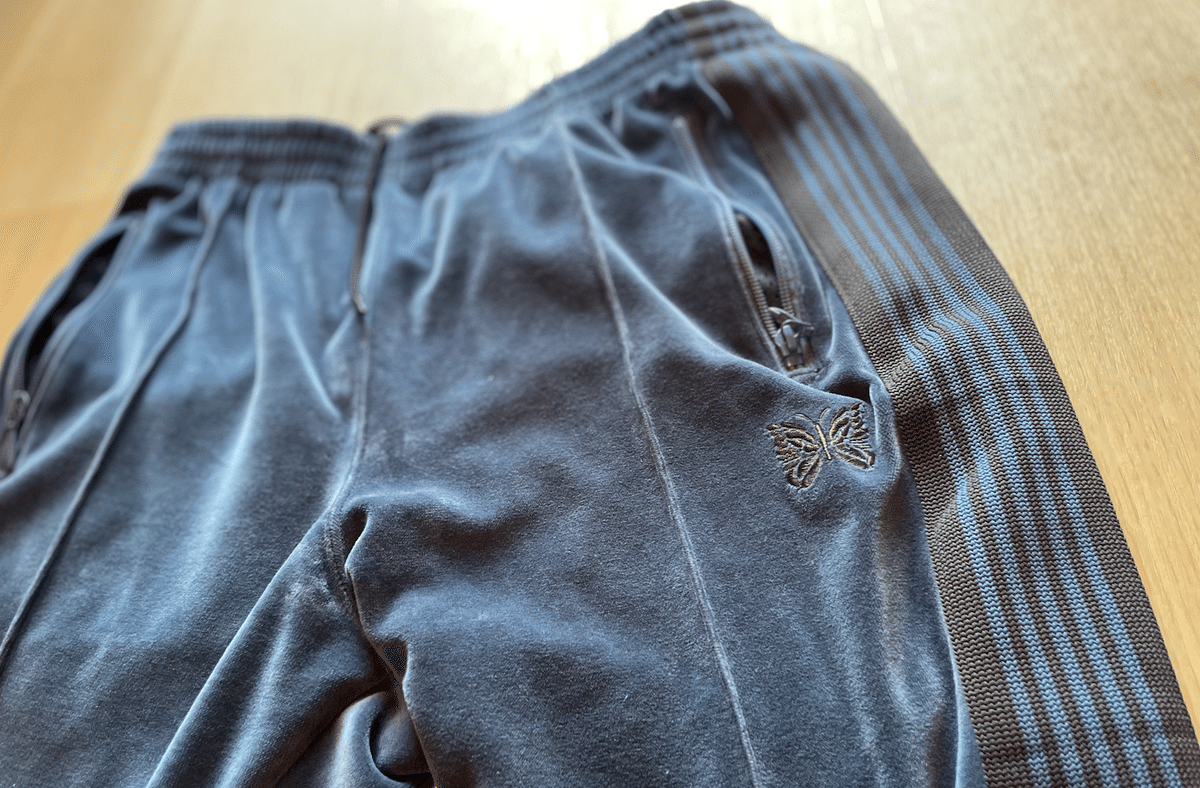 Needles トラックパンツ 22ss 藤井風着用 藤井風】 Track Pants - Poly Smooth - Sax Blue / @needles.jp