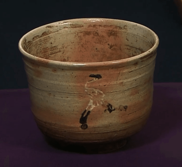 関西の茶碗展2023より（御本立鶴茶碗 野村美術館）｜お茶きち