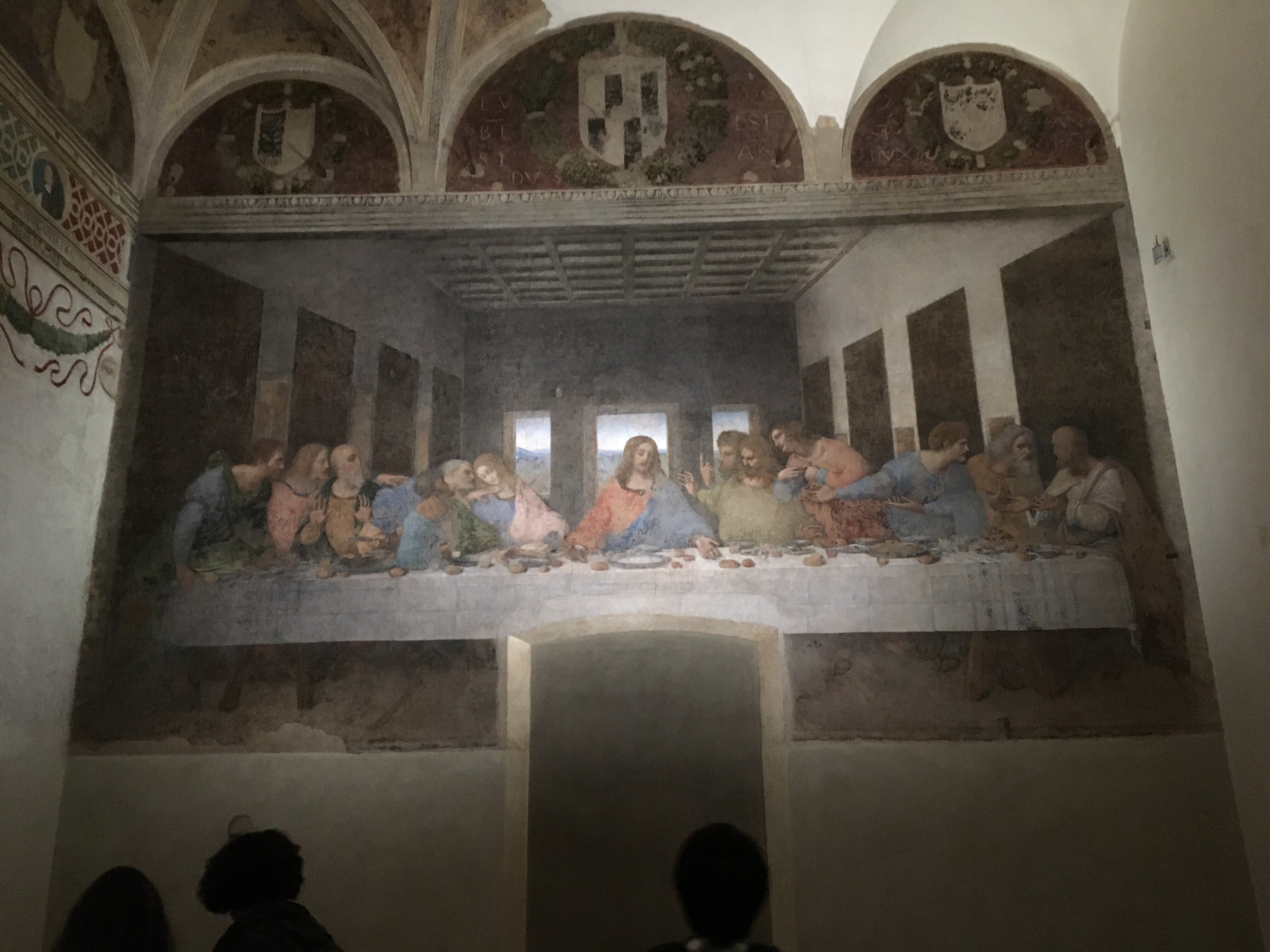 イタリア ミラノのサンタ マリア デッレ グラツィエ教会 最後の晩餐