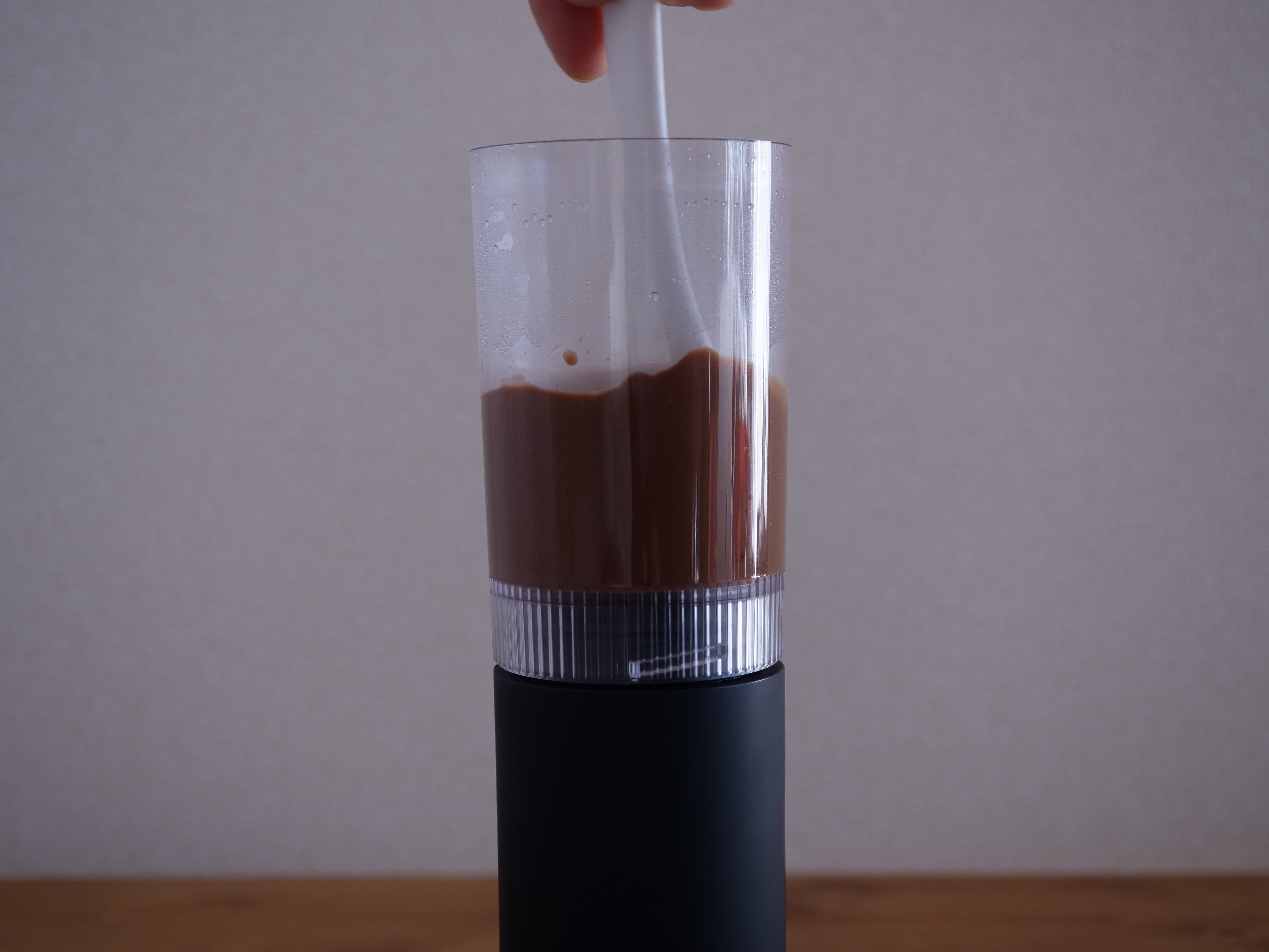 closer finemix for cacao（株）OKUTEC製 商品紹介／乳化で広がるカカオの世界／専用デバイス『CLOSER FINEMIX