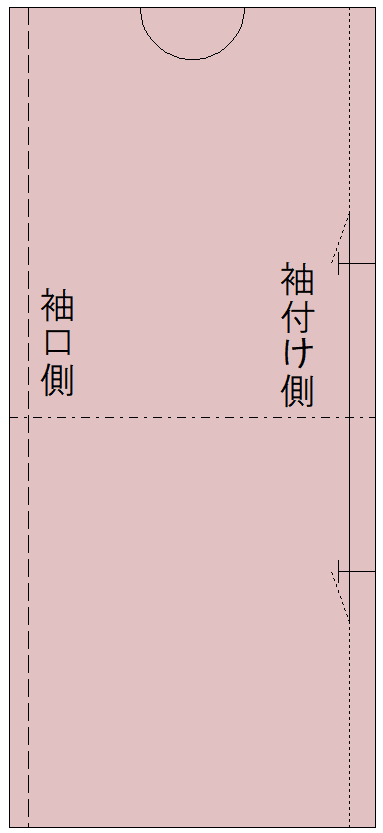 長襦袢を縫う③ ～袖を無双に、裾を袷にする～｜ぎょすこ 和洋裁型紙ブログ