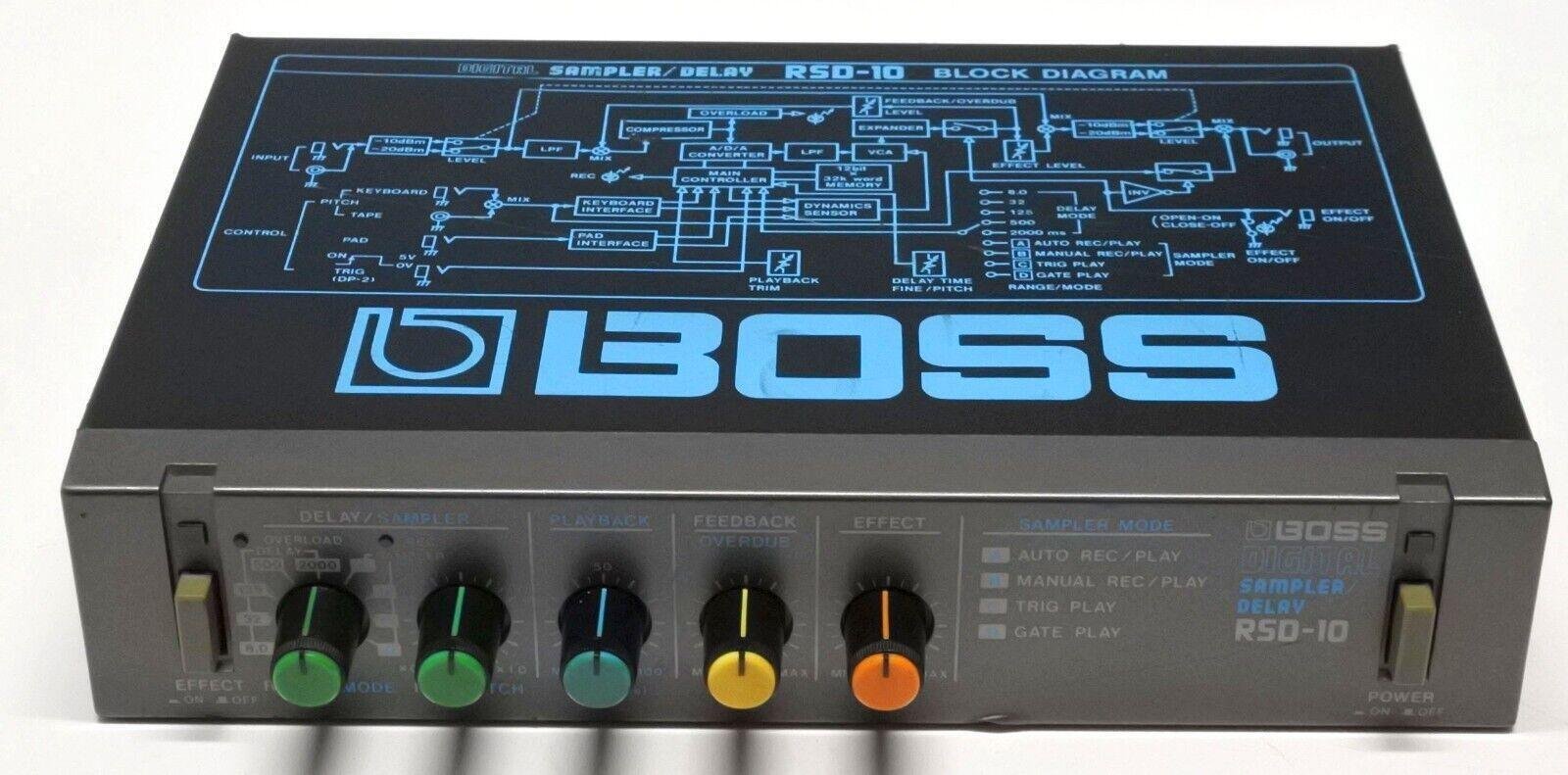 BOSS RSD-10 DIGITAL SAMPLER / DELAY (BOSS MICRO RACK SERIES BOSS RSD-10 DIGITAL SAMPLER / DELAY (BOSS MICRO RACK SERIES