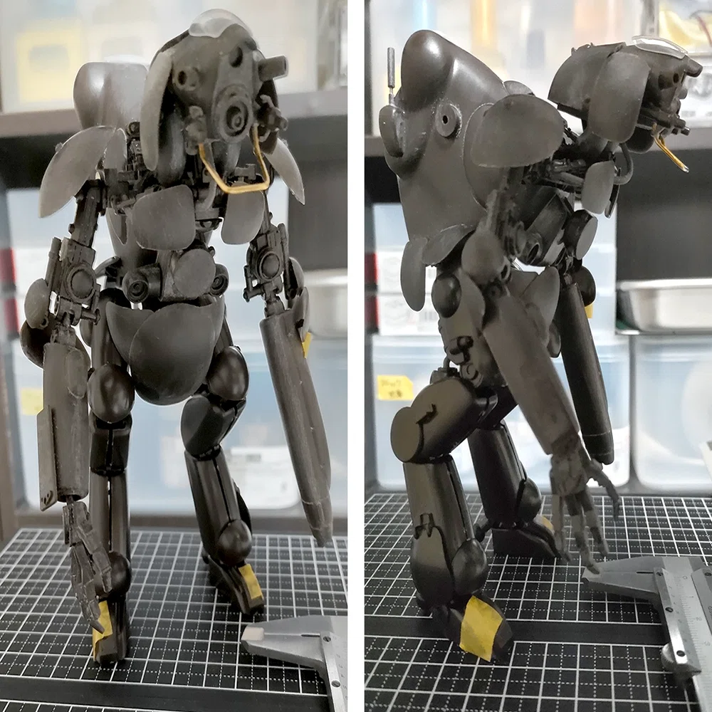 マシーネンクリーガー グローサーフント （軽装甲タイプ） オリジナル設定 制作開始！仮組みして キットの形状をチェックする [#1 Ma.K
