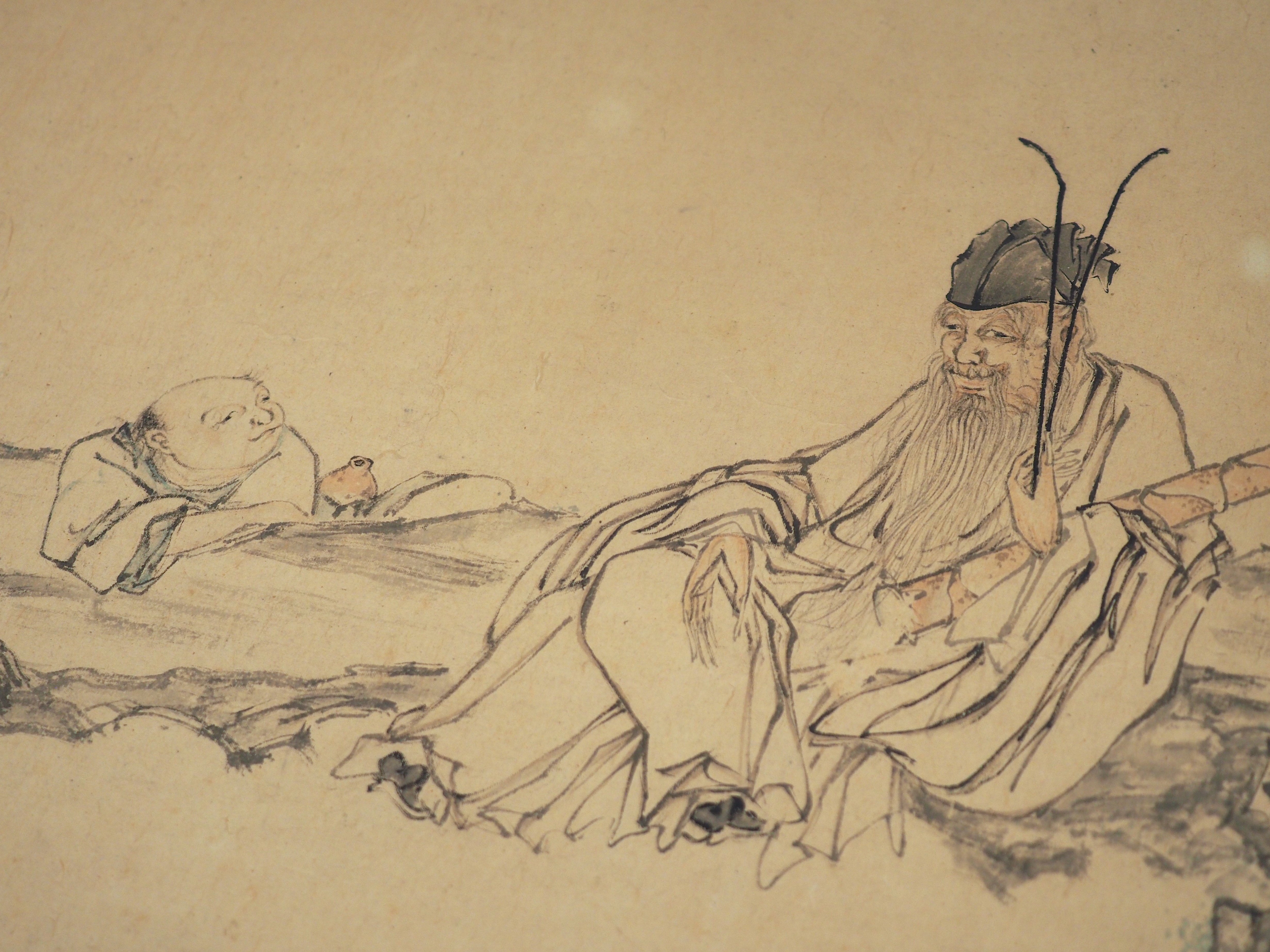 シンプルな墨線で描かれる“白描（はくびょう）”の世界にハマっています