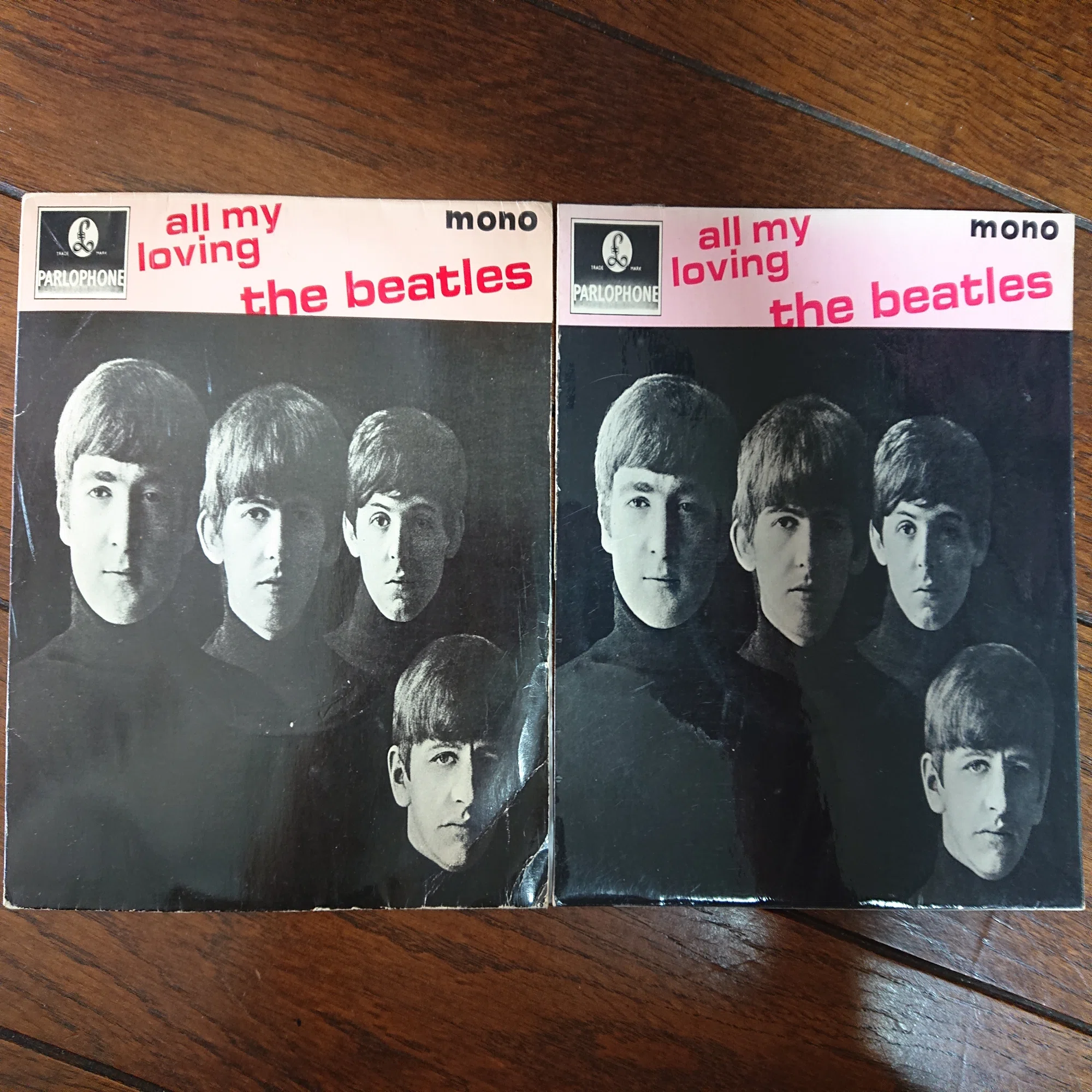 All My Lovingオリジナル盤と後発盤(Beatles UK盤EP)｜音(おと)