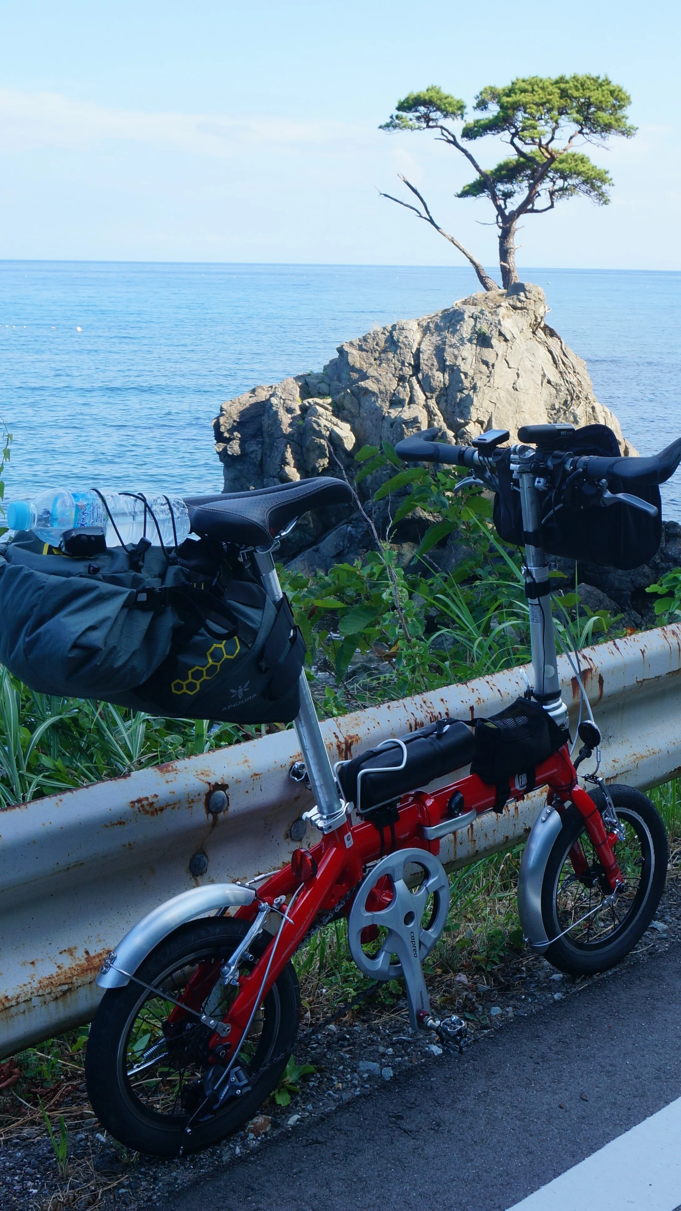 自転車カスタム(折り畳み14インチ)Vol.7～佐渡島サイクリング