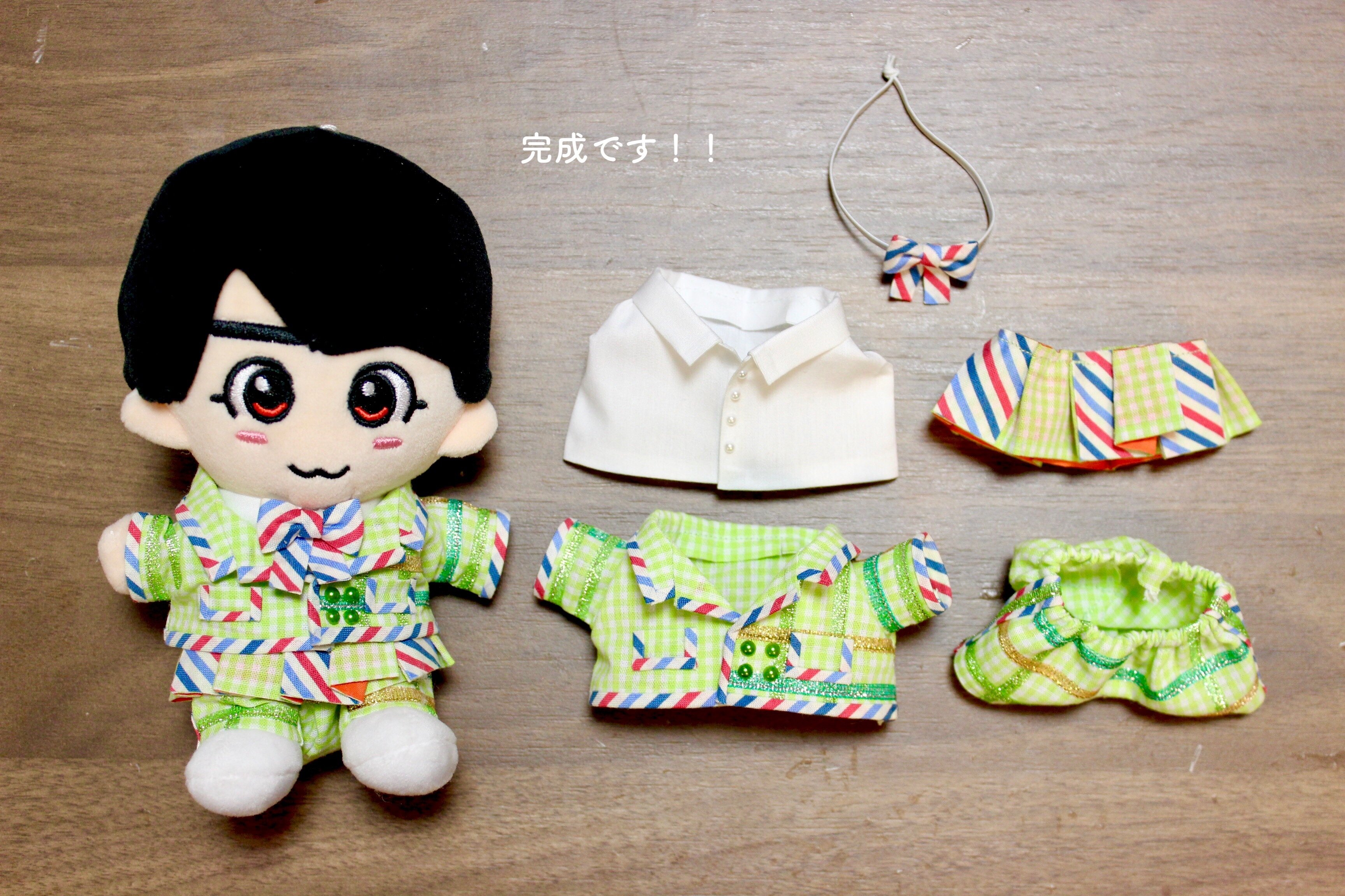 大きいリボンのぬい服 オーダーページ 8〜24㎝ ぬい服 オーダーページ 16cm