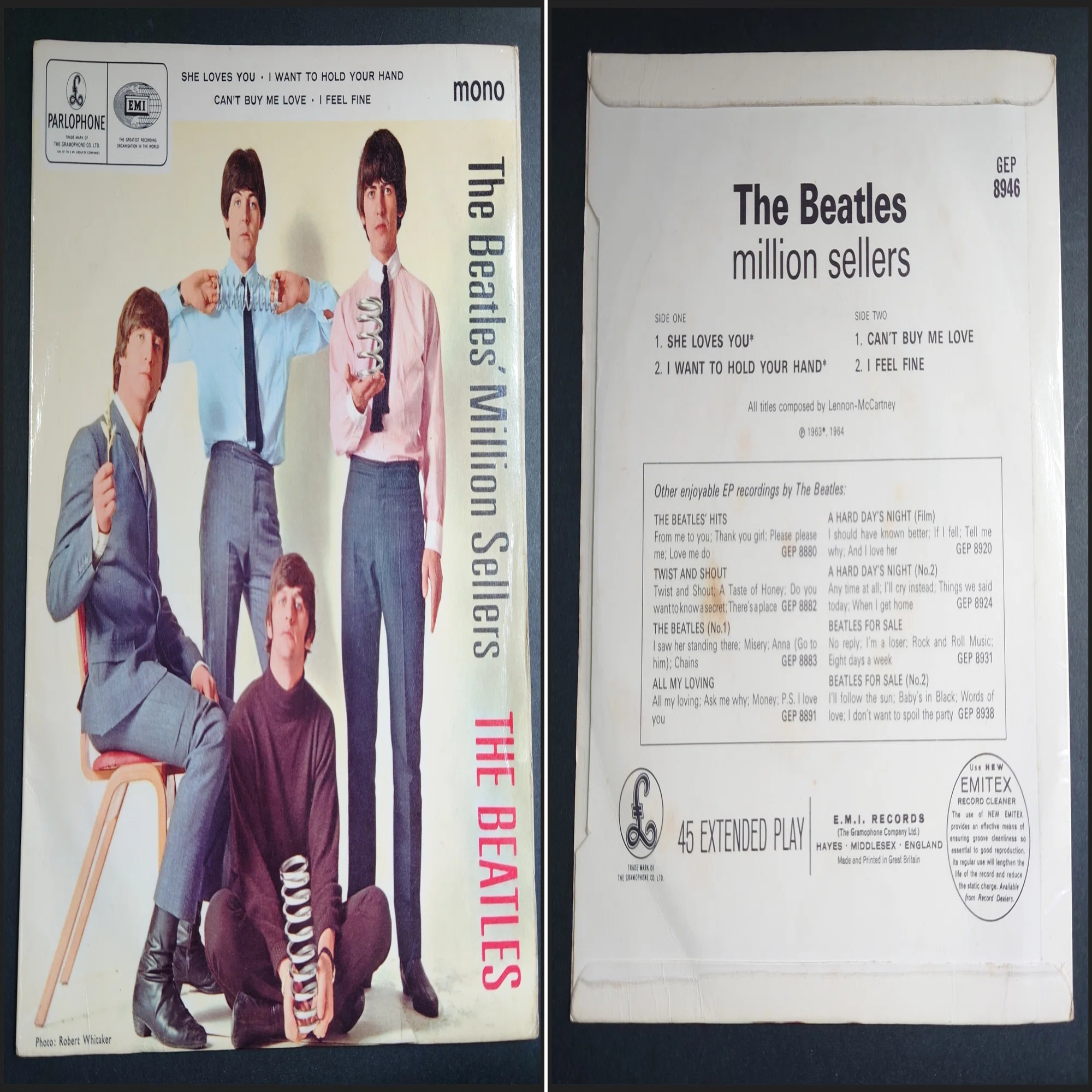 Beatles UK盤EPの変遷を追ってみよう③(MILLION~)｜音(おと)