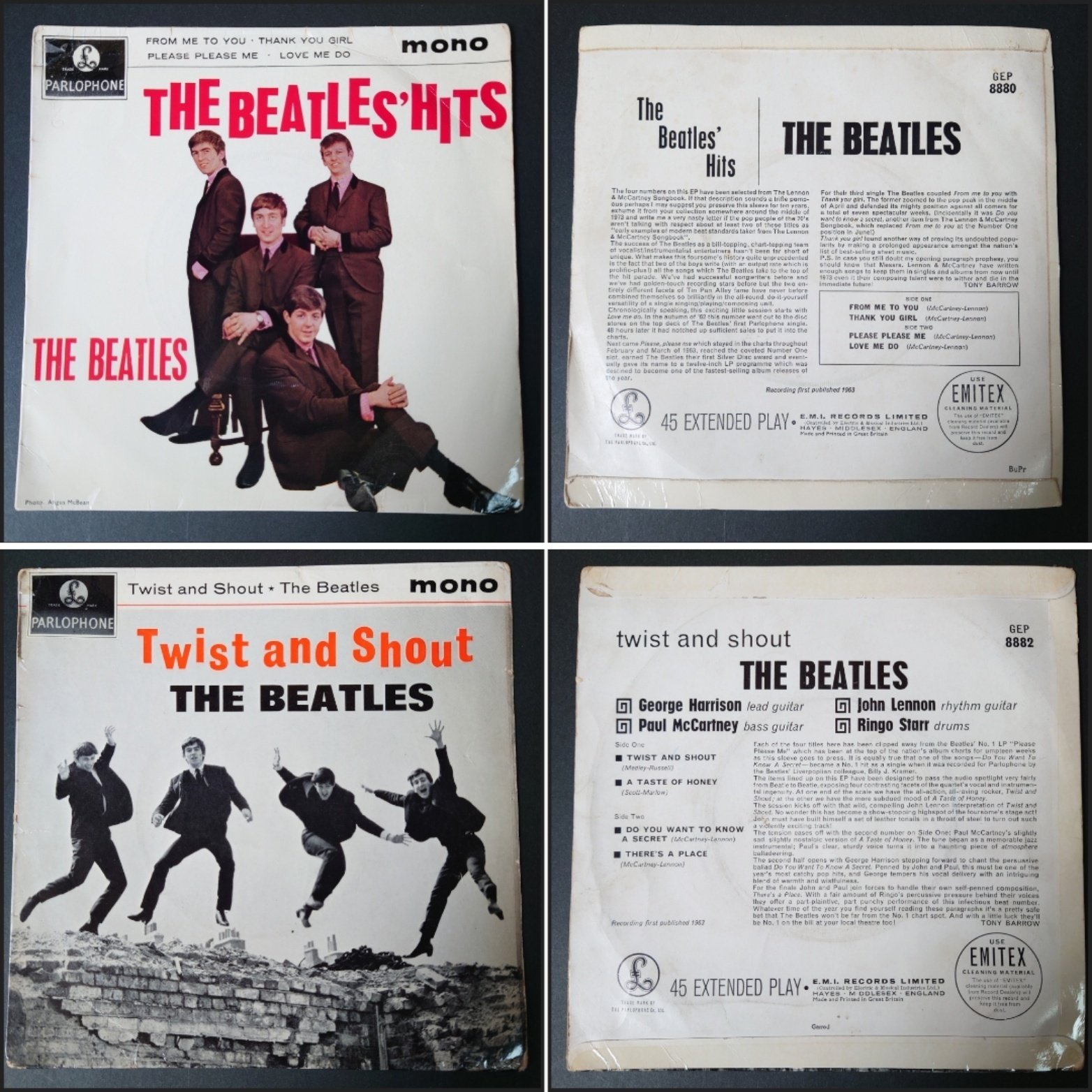 初期の英国版！ジャケ違い！JAPAN EXPORT盤！EUROPE/ ヨーロッパ Beatles UK盤EPの変遷を追ってみよう⑤(最終回)｜音(おと)
