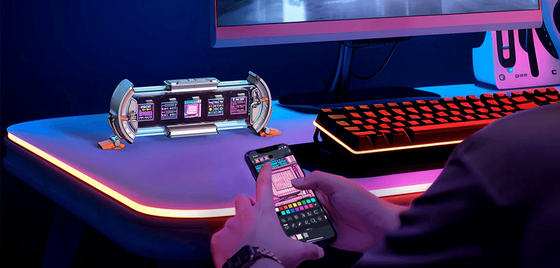 サイバーパンク 多機能ピクセルディスプレイ「Divoom Times Gate