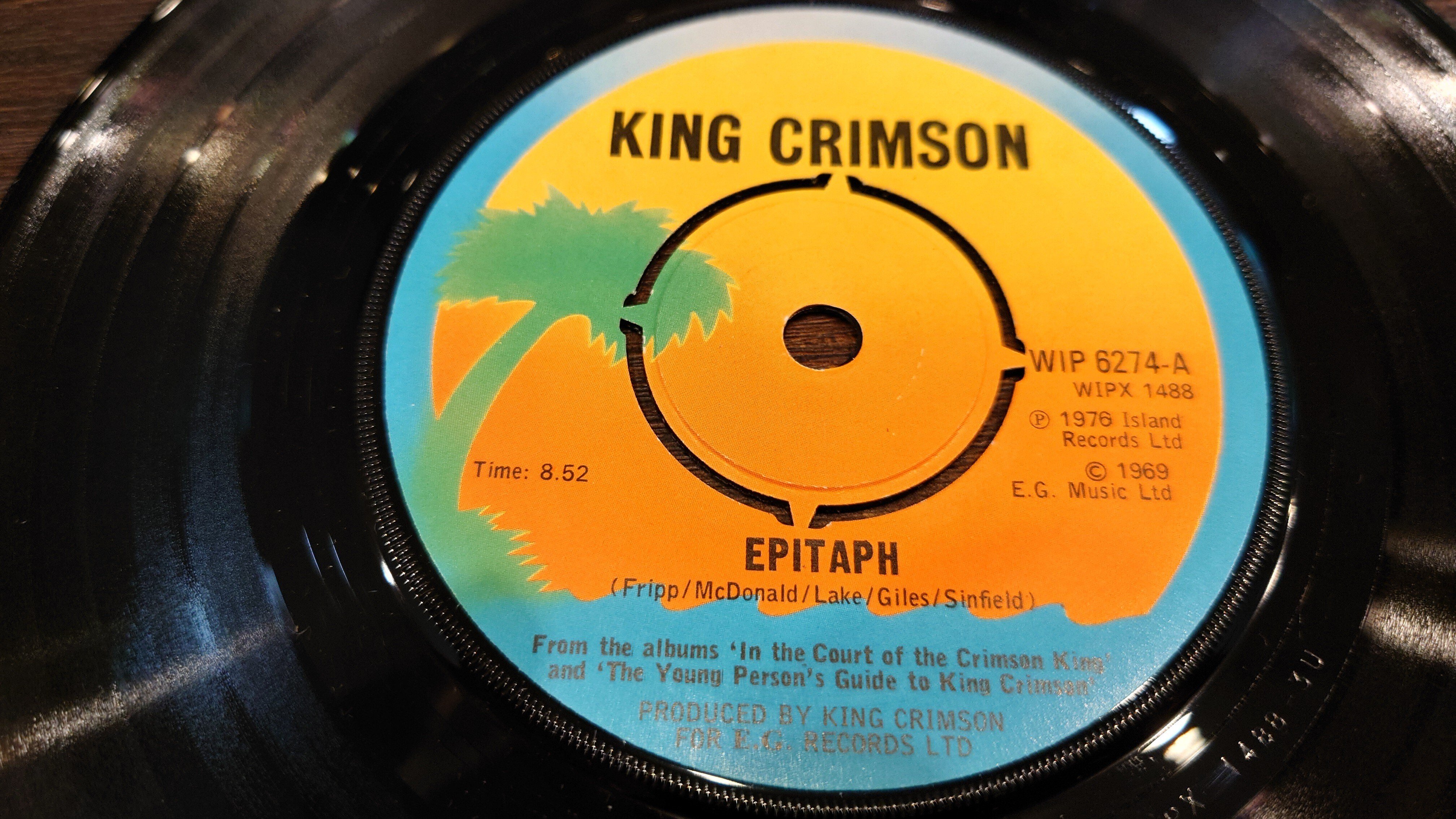 キングクリムゾン レッド レコード LP 帯付き 25MM0268 レコード