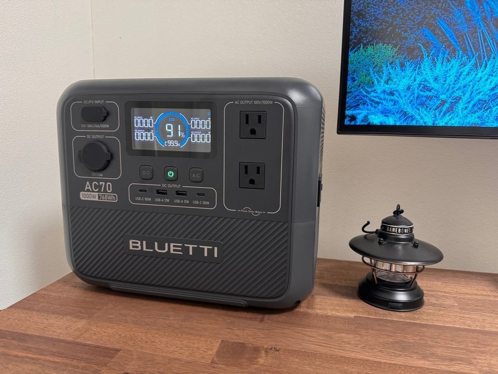 【翼さん専用】BLUETTI AC70 ポータブル電源 BLUETTI AC70 小型ポータブル電源 | 防災推奨・車中泊・キャンプ