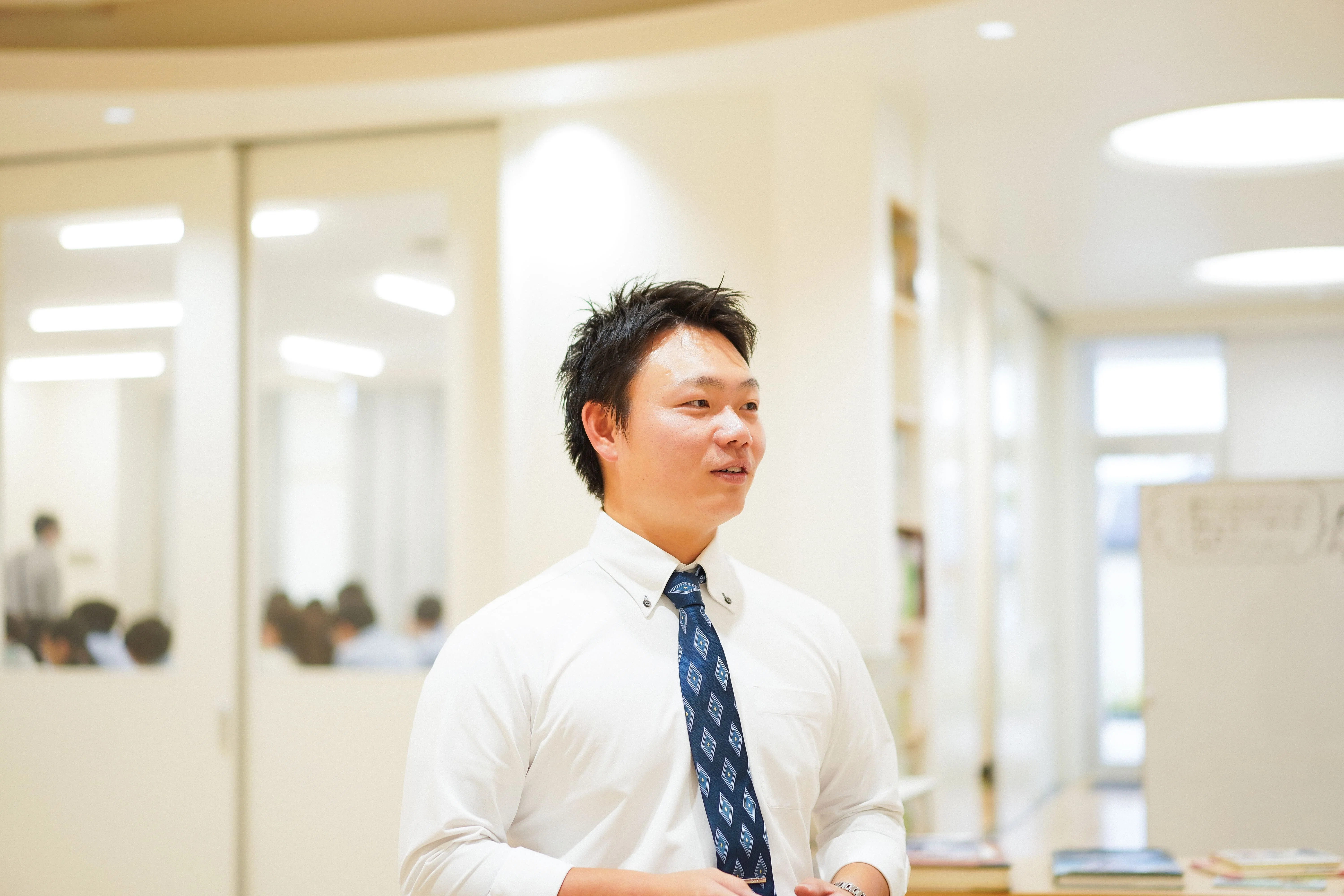 歴史を仕事にできる職業に就きたくて、社会科の先生に。多種多様な刺激