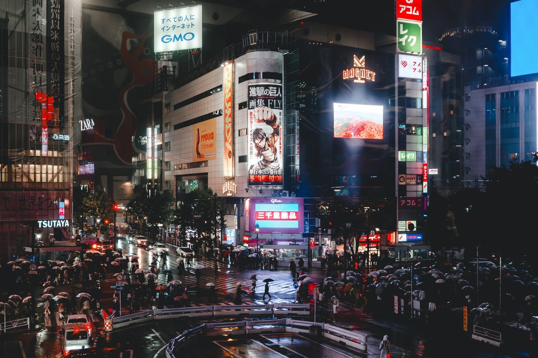 雨と喧騒の渋谷【写真30枚】｜Nocchi(のっち)