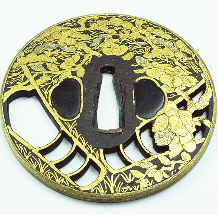 赤銅献上鍔金覆輪 献上鐔｜刀箱師の日本刀ブログ 中村