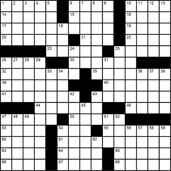 英語クロスワードパズル6｜水島隆