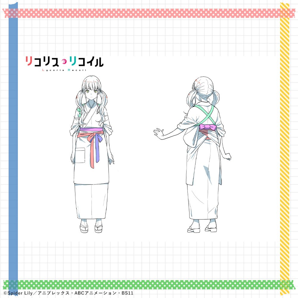 アニメ資料① キャラクター原画・建物｜リコリス・リコイル公式note