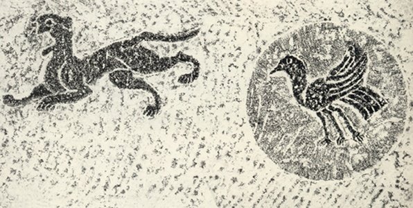 【F0号】八咫烏と月 F0号】八咫烏と月 F0号】八咫烏と月 絵画 Chika Shinoda's art