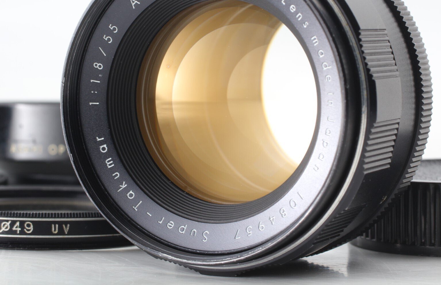 スーパータクマー 55mm F/1.8前期型の絞りとピント調整 スーパータクマー 55mm F/1.8前期型の絞りとピント調整
