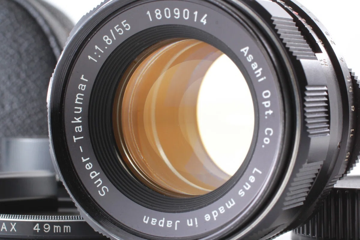 スーパータクマー 55mm F/1.8前期型の絞りとピント調整｜フィルム 