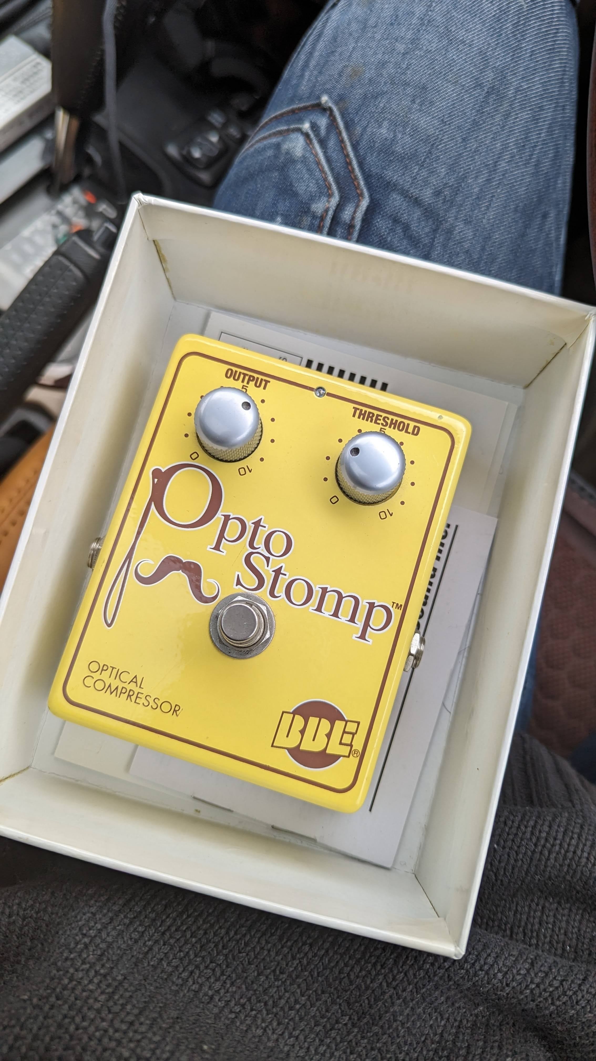 BBE Opto Stomp オプティカル COMPRESSOR コンプレッサー-